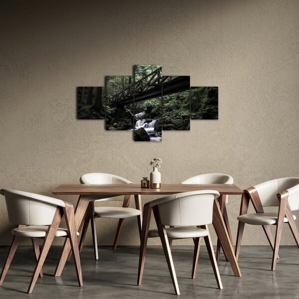 Obraz z czarnego lasu (125x70 cm)
