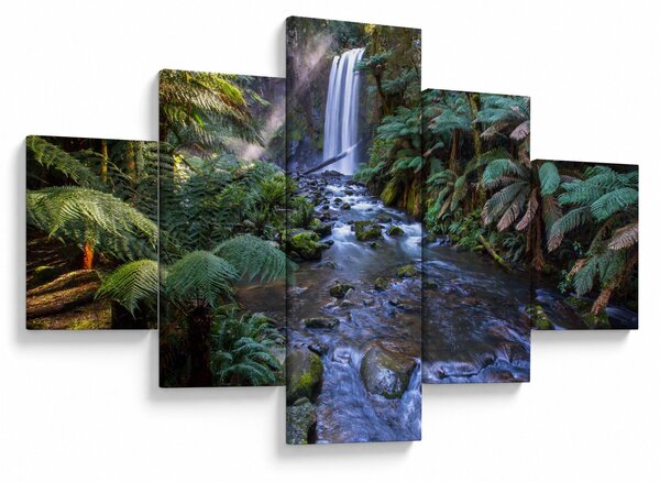 Obraz australijskiego lasu deszczowego (125x70 cm)