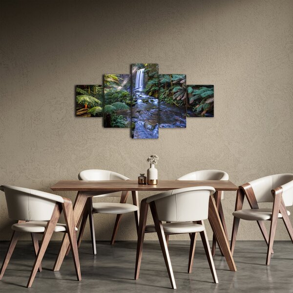 Obraz australijskiego lasu deszczowego (125x70 cm)