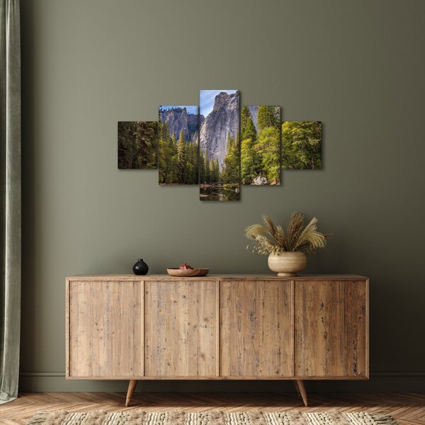 Obraz - Pod Yosemite Rock (125x70 cm)