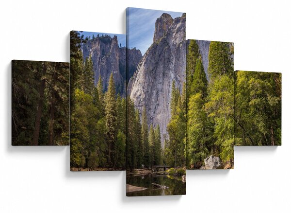 Obraz - Pod Yosemite Rock (125x70 cm)