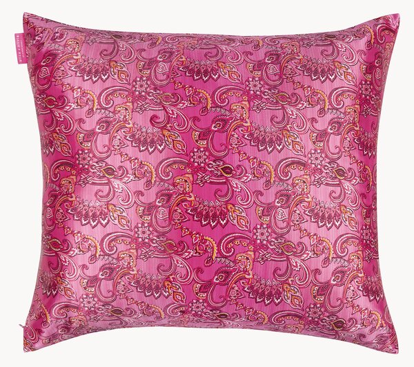 Poszewka na poduszkę z jedwabiu morwowego Spring Paisley