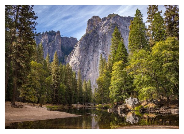 Obraz - Pod Yosemite Rock (70x50 cm)