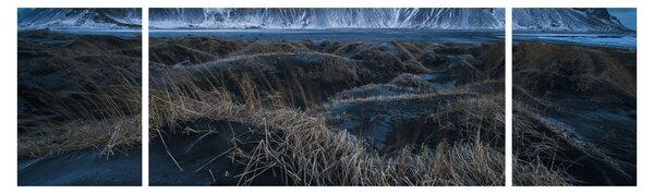 Obraz z widokiem na islandzkie szczyty (170x50 cm)