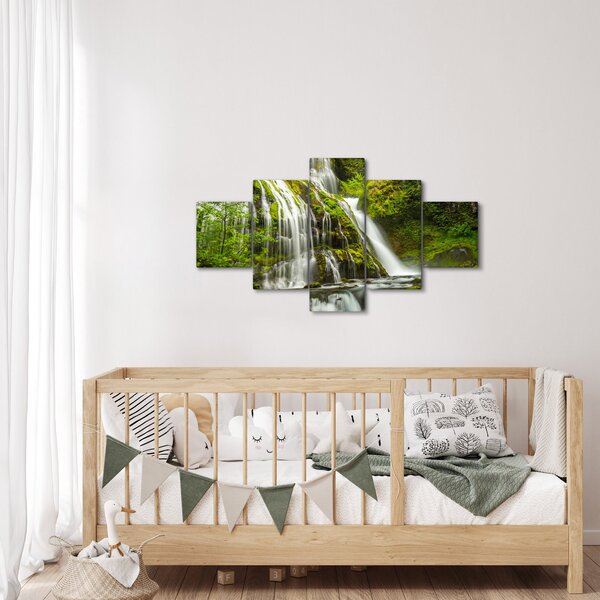 Obraz - Wodospad, Wind River Valley (125x70 cm)