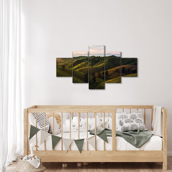 Obraz - Widok na tajskie wzgórza (125x70 cm)