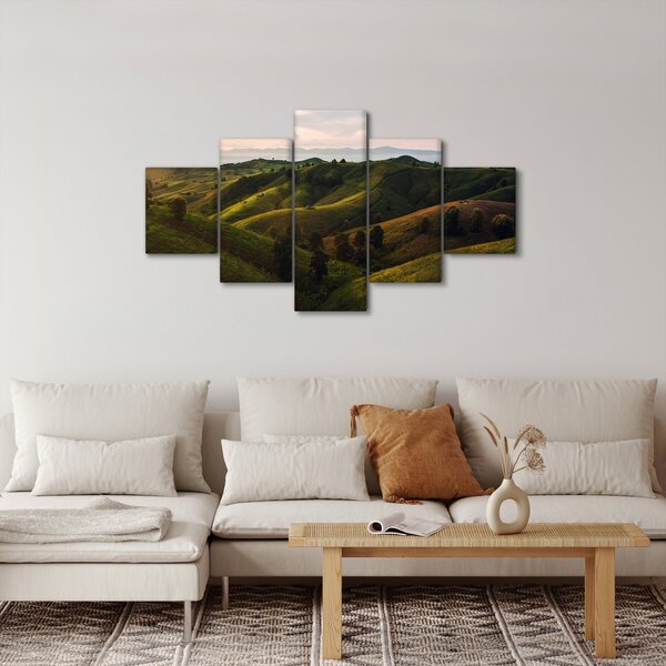 Obraz - Widok na tajskie wzgórza (125x70 cm)