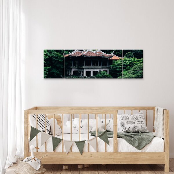 Obraz z japońskiego ogrodu narodowego (170x50 cm)
