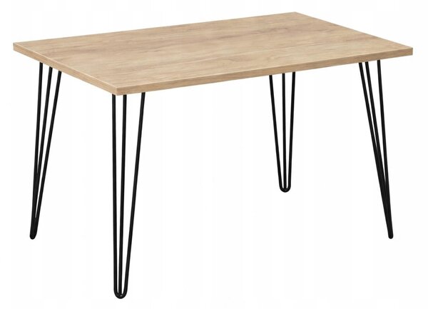 Stół 60x100cm Stolik Hairpin legs skośne Dąb Sonoma PROMOCJA I ArtDHome