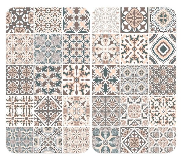 Zestaw 2 szklanych płyt ochronnych na kuchenkę Wenko Universal Tile