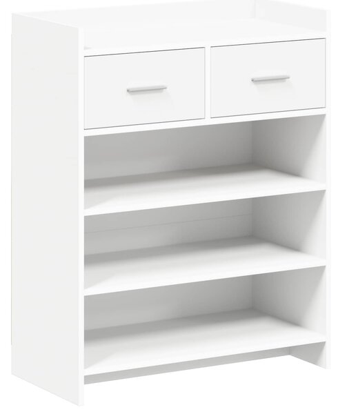 Szafka na buty Biały 73,5 x 36 x 92 cm Drewno inżynieryjne