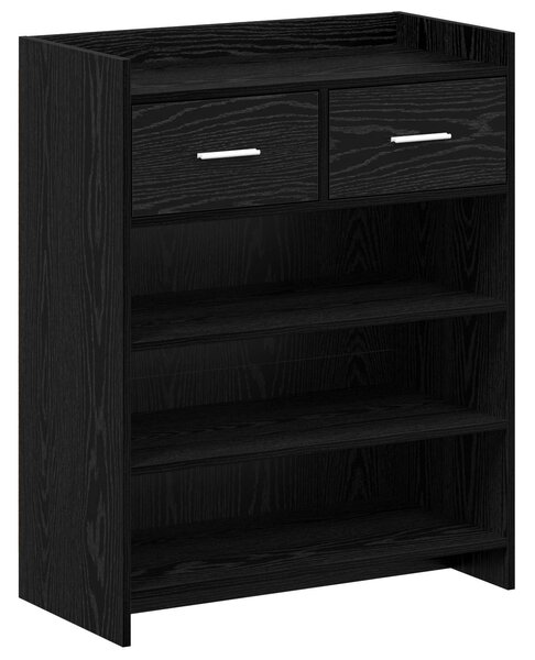 Szafka na buty Czarny dąb 73,5 x 36 x 92 cm Drewno inżynieryjne
