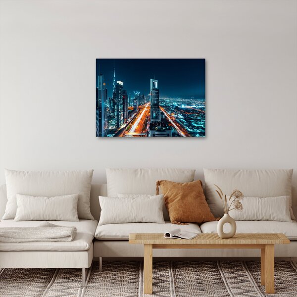 Obraz - Noc w Dubaju (70x50 cm)