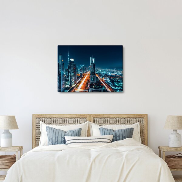 Obraz - Noc w Dubaju (70x50 cm)