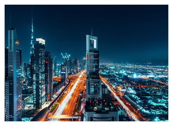 Obraz - Noc w Dubaju (70x50 cm)