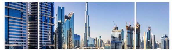 Obraz - Dubaj rano (170x50 cm)