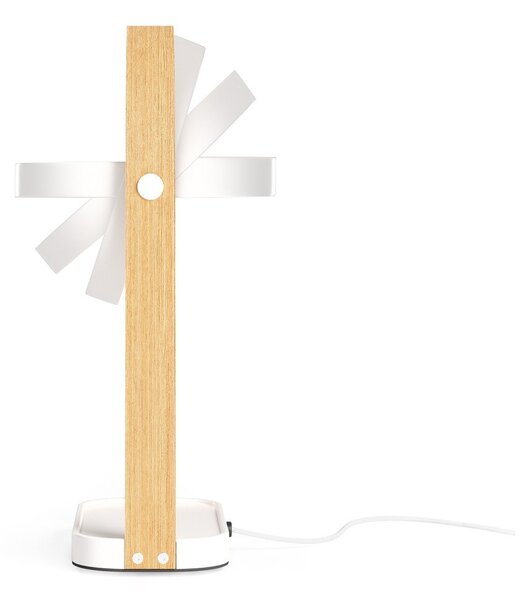 Lustro z drewnianą ramą (powiększenie 10x) kosmetyczne 12x38 cm Bellwood – Umbra