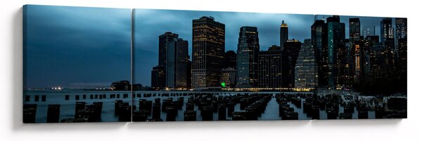 Obraz - Widok na drapacze chmur Nowego Jorku (170x50 cm)