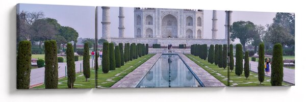 Obraz - Taj Mahal o wschodzie słońca (170x50 cm)