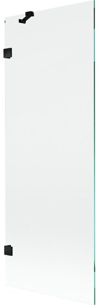 Mexen Lunar parawan nawannowy 1-skrzydłowy 70 x 150 cm, transparent, czarny - 897-070-000-70-00