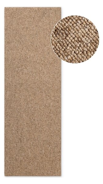 Jasnobrązowy chodnik odpowiedni do prania 80x240 cm Rocco Caramel – Elle Decoration