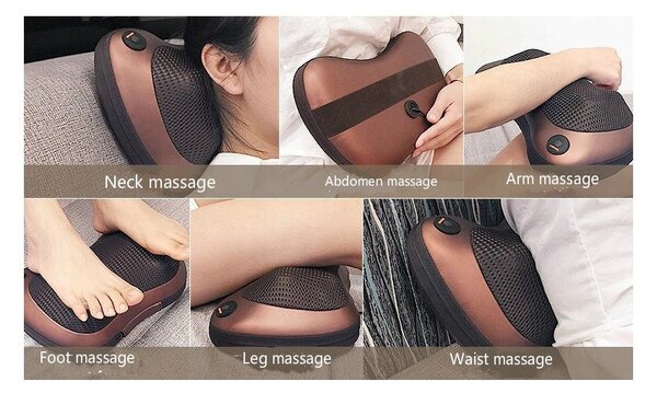 MASAŻER DO PLECÓW Ciała Poduszka Masująca SHIATSU