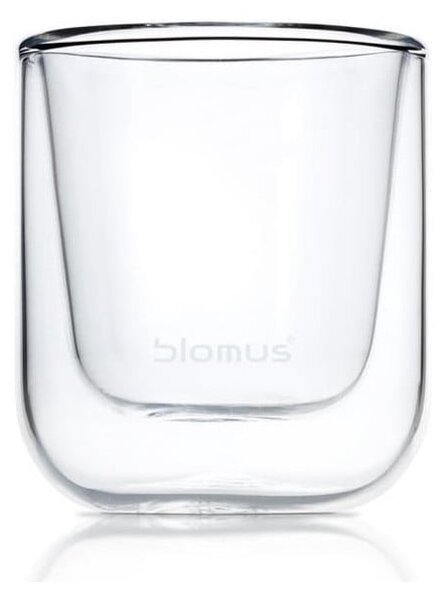 Szklanki z podwójną ścianką zestaw 2 szt. 80 ml Nero – Blomus