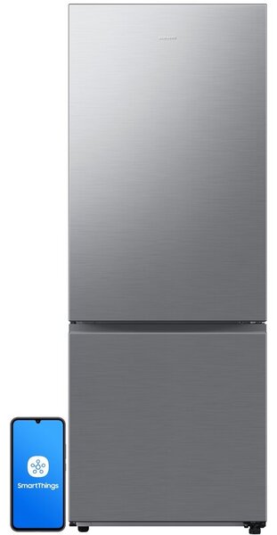 Lodówka SAMSUNG RB53DG703DS9EO Combi Max AI No Frost 203cm Szczotkowana stal nierdzewna