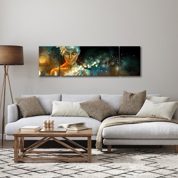 Obraz złotej wróżki (170x50 cm)