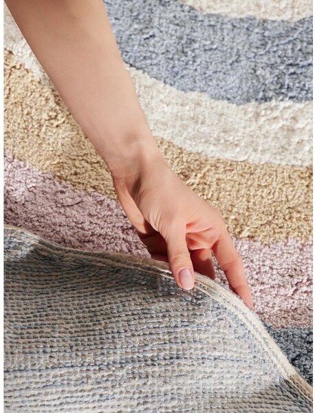 Kremowy bawełniany dywan dziecięcy odpowiedni do prania/tkany ręcznie 140x200 cm Snuggle Nappi – Hanse Home