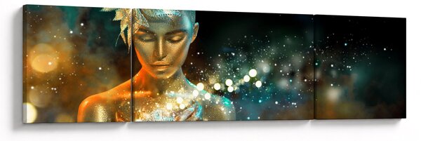 Obraz złotej wróżki (170x50 cm)