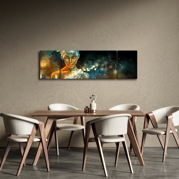 Obraz złotej wróżki (170x50 cm)
