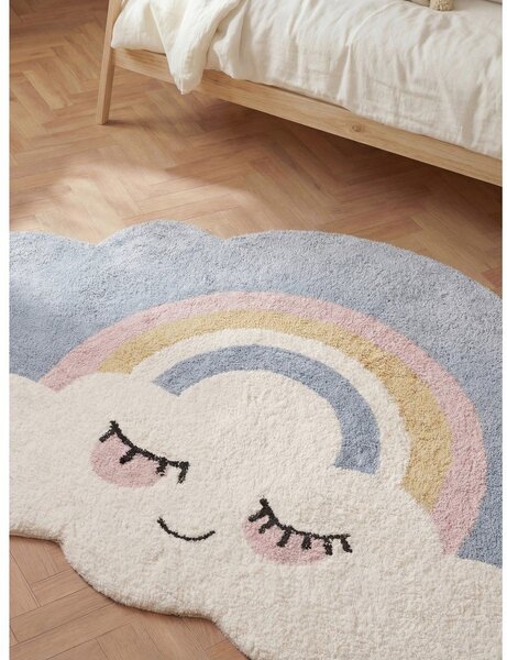 Kremowy bawełniany dywan dziecięcy odpowiedni do prania/tkany ręcznie 140x200 cm Snuggle Nappi – Hanse Home