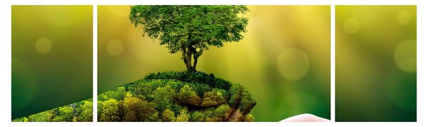 Obraz - Matka ziemia (170x50 cm)
