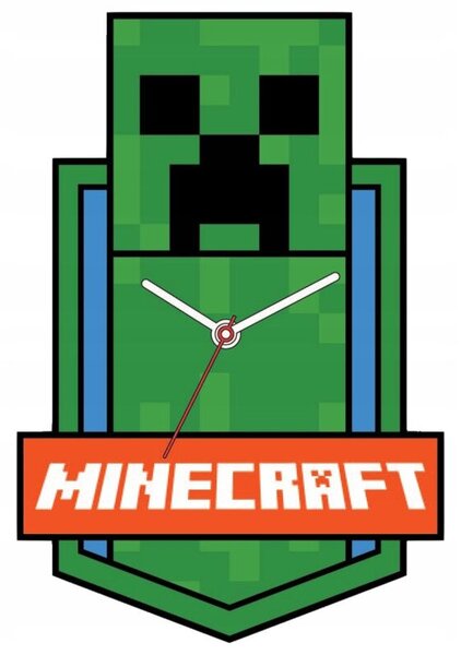 Zegar ścienny KIDS EUROSWAN MIN3023 Minecraft