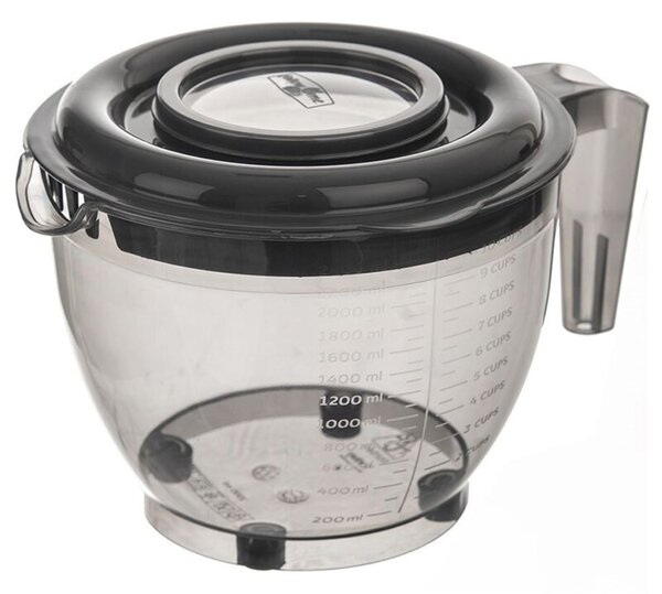 Miska kuchenna do miksowania z pokrywką miarka GREY 2,5 l