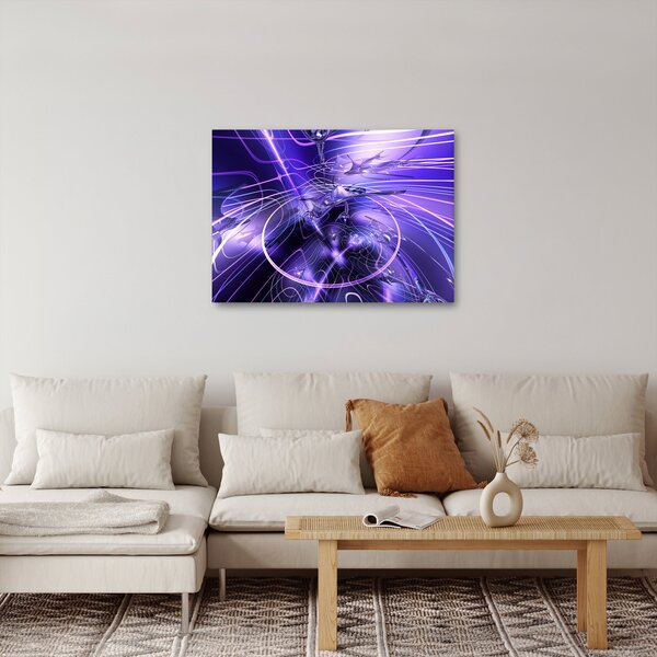 Obraz abstrakcji technicznej (70x50 cm)