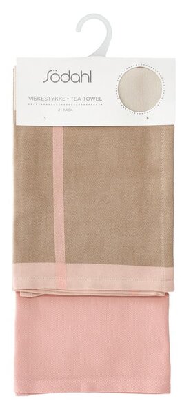 Bawełniane ścierki zestaw 2 szt. 50x70 cm Blocks – Södahl