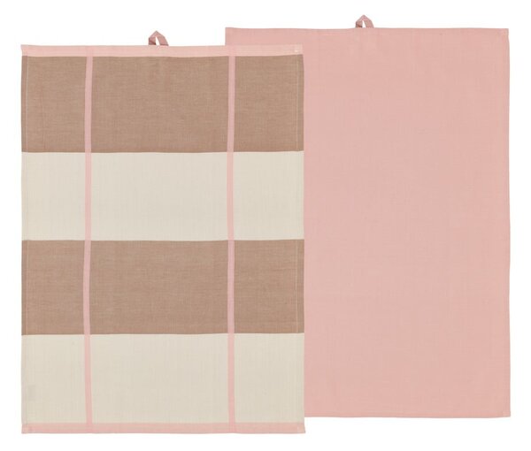 Bawełniane ścierki zestaw 2 szt. 50x70 cm Blocks – Södahl
