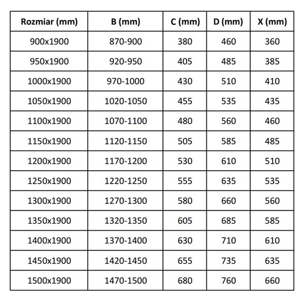 Mexen Apia drzwi prysznicowe rozsuwane 110 cm, transparent, złote - 845-110-000-50-00