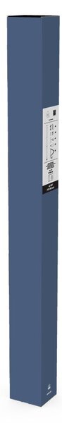 Stalowy regulowany karnisz w kolorze matowej czerni 107 - 305 cm Trinity – Umbra
