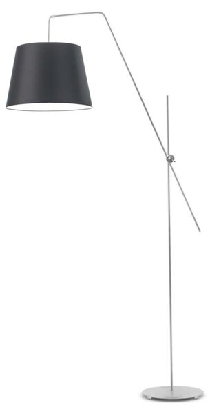 Lampa stojąca podłogowa przegubowa regulowana z abażurem stożek MODERN
