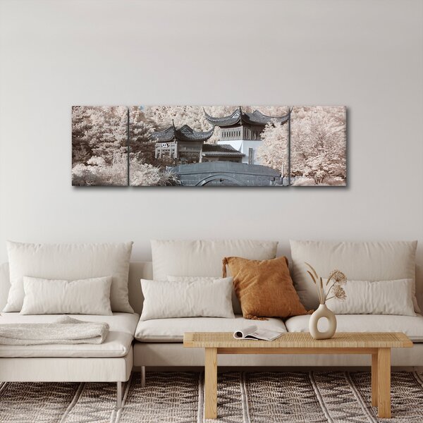 Obraz - Kwitnące drzewa w Azji (170x50 cm)
