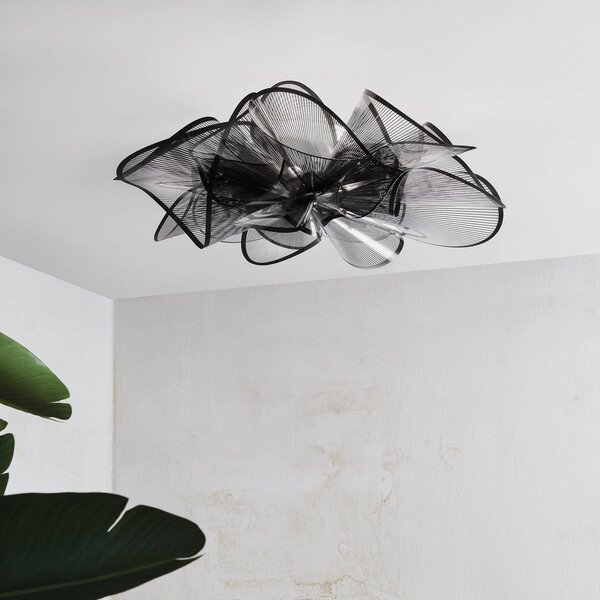 Slamp Lampa sufitowa LED La Belle Étoile Ceiling/Wall, możliwość ściemniania, czarny, salon / jadalnia, tworzywo sztuczne, design