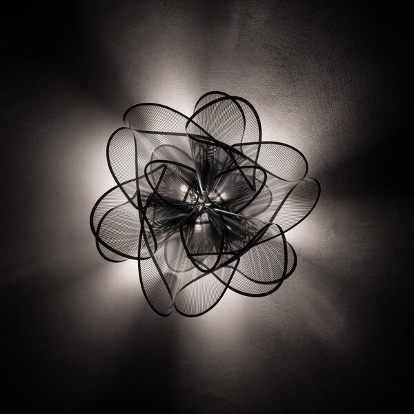 Slamp Lampa sufitowa LED La Belle Étoile Ceiling/Wall, możliwość ściemniania, czarny, salon / jadalnia, tworzywo sztuczne, design