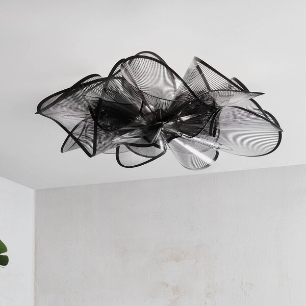 Slamp Lampa sufitowa LED La Belle Étoile Ceiling/Wall, możliwość ściemniania, czarny, salon / jadalnia, tworzywo sztuczne, design