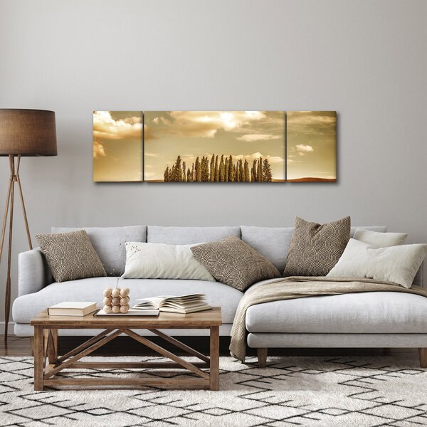 Obraz leśnej łąki (170x50 cm)
