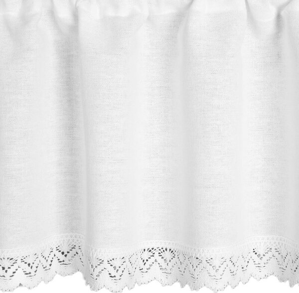 Firana gotowa EUROFIRANY Gusto 150 x 30 cm BiaÅy