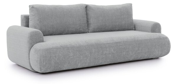 Kanapa z funkcją spania Lotulis - popielaty szenil Cremona 81 - Oferta Limitowana