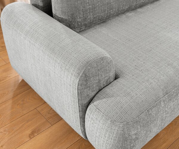 Kanapa z funkcją spania Lotulis - popielaty szenil Cremona 81 - Oferta Limitowana